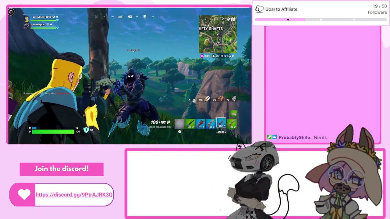 Bunny girl plays fortnite og live event! Part 2