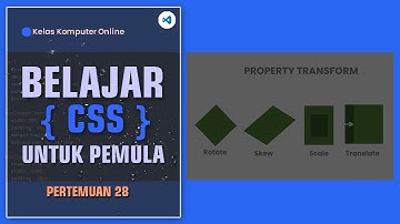 Belajar HTML Dan CSS Dari Nol Untuk Pemula | Property Transform Pada CSS