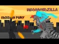Mechagodzilla 2021 vs obsidian fury dc2 animation