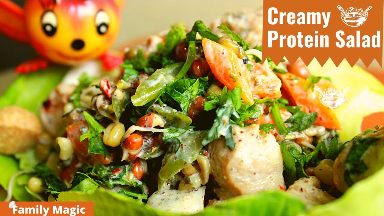 Protein Rich Salad Recipe Soya Salad Recipe Protein Rich Salad
