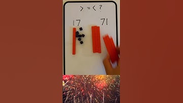 Comparing numbers made visual #maths #primaryteacher #primarymaths