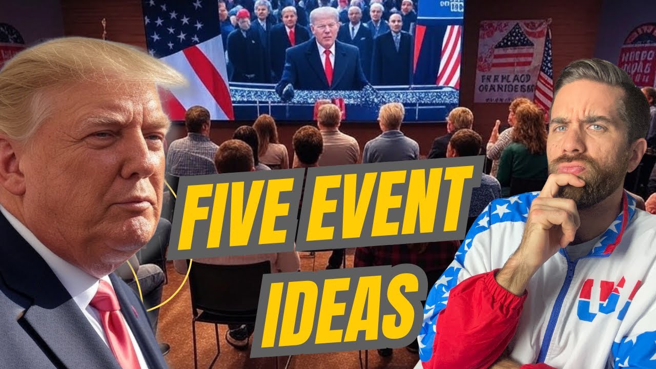 5 EVENT IDEAS for President Trump's Inauguration