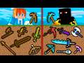 BATALHA de MINERAR ITENS SECRETOS no MINECRAFT
