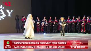 Dombay Halk Dansları Ekibi’nden Eşsiz Gösteri