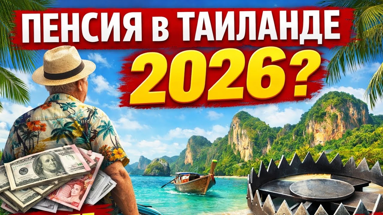 🤔Хватит ли пенсии для жизни в Таиланде в 2026 году? Реальные цифры, плюсы и минусы #пенсия #тайланд 