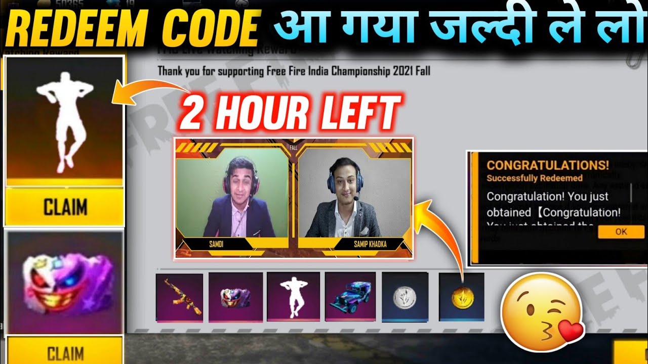 Free Fire Gloo Wall Exchange Token Redeem Code | 28 November Redeem Code | Ffac Rewards Redeem Code