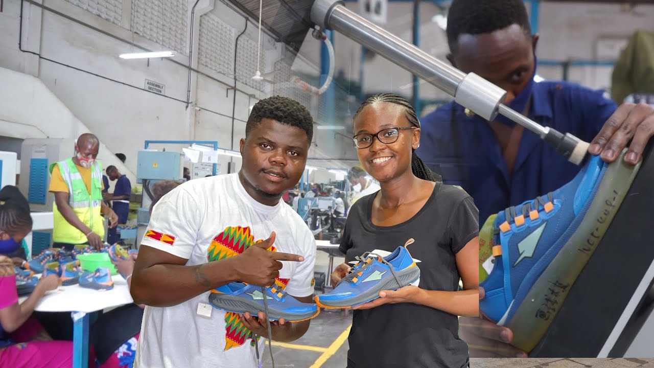 How A Kenyan Lady Manufactures Africa's First Running Shoes! YouTube