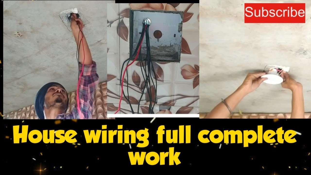 House wiring full complete work!! Electrical wiring full complete work