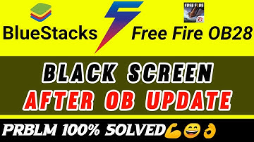 solve bluestacks 5 free fire black screen problem | free fire black screen problem in bluestacks 5