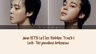 Jimin (BTS) Letter (Hidden Track) | Lirik Terjemahan Indonesia