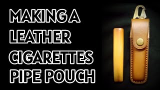 Membuat Sarung Pipa Rokok dari Kulit Vegtan/ Nabati (Press)