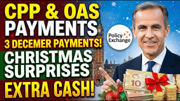 CPP & OAS Recipients: Three December Payments and Christmas Surprises
