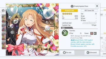 SAOIF New Fire Rapier Mod Asuna (Growing Happiness) Skill Test