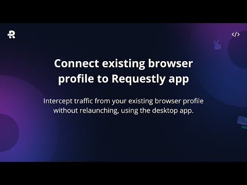 Connect existing browser profile to desktop app