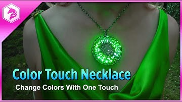 LED Color Touch Necklace Project