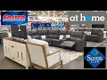 COSTCO SAM'S CLUB AT HOME FURNITURE SOFAS ARMCHAIRS TABLES SHOP WITH ME SHOPPING STORE WALK THROUGH