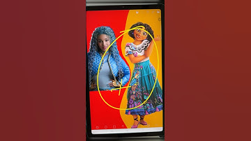 Chloe Descendants funny mixing with Mirabel Encanto #mixingcharacters #encanto #descendants #ai