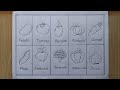 Different Types Of Vegetables Drawing Easy How To Draw 10 Different Types Vegetables Pencil Drawing 