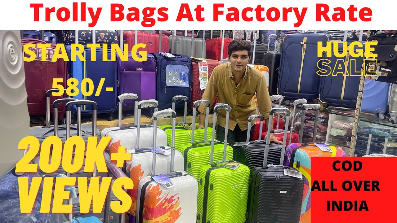 Trolley Bag in DelhiTrolley Bag Suppliers Manufacturers Wholesaler