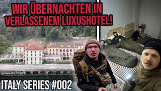 WIR ÜBERNACHTEN IN VERLASSENEM LUXUSHOTEL! - GEHT ALLES GUT?!👀🚨