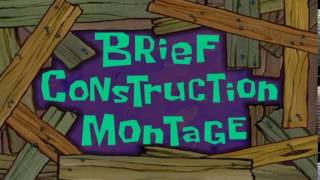 Brief Construction Montage | SpongeBob Time Card #93