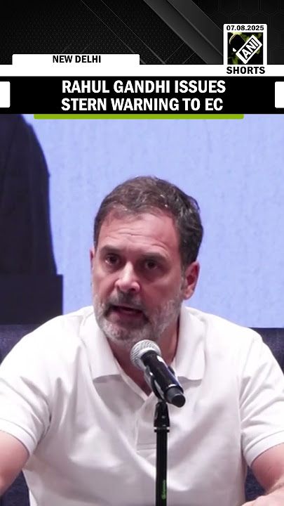 'One day, the opposition will come to power....' : Rahul warns EC, launches major allegations