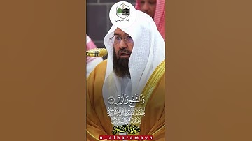 تلاوة بديعه وجميله بصوت معالي الشيخ #عبدالرحمن_السديس