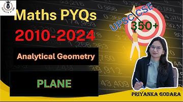15 Years PYQs of Plane in 3D | UPSC CSE Maths Optional - Analytical Geometry| #upsc #maths #priyanka