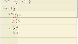 College Algebra Homework - Composite Functions - P0174282