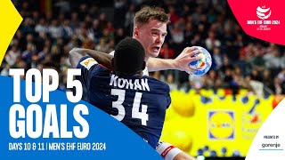 TOP 5 GOALS | Days 10 & 11 | Men's EHF EURO 2024