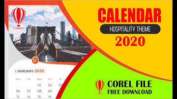 Hospital Calendar Design 2020 in corelDRAW X7