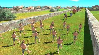 100 Archers Rescue Ancient Humans from the Unit Maze - Animal Revolt Battle Simulator screenshot 2