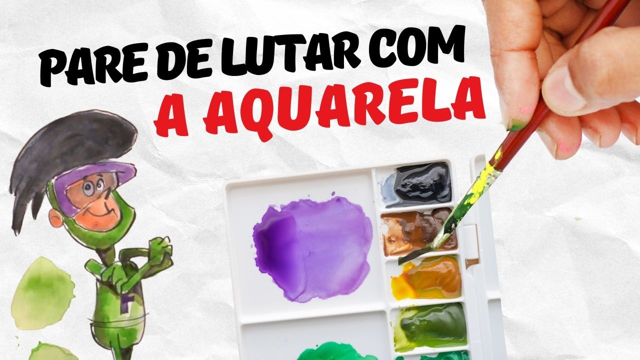 Como pintar com aquarela
