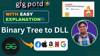 Binary Tree to DLL | gfg potd today | 15-09-2024 | Problem of the day #day167