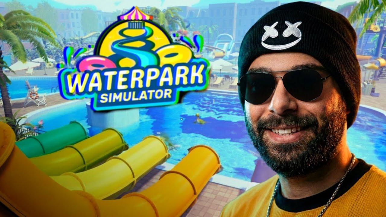 صاحب پارک آبی شدم😂😎 Waterpark Simulator