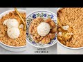 Homemade apple crumble easy and the best recipe ever