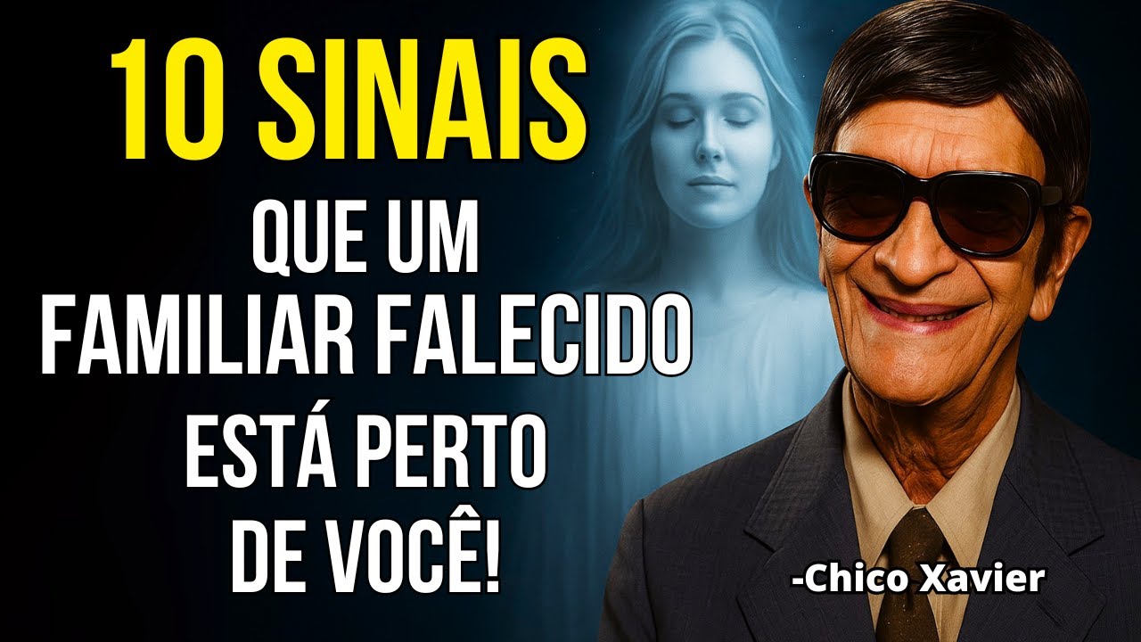 SINAIS DE QUE UM ENTE QUERIDO FALECIDO ESTÁ PERTO DE VOCÊ - SEGUNDO CHICO XAVIER
