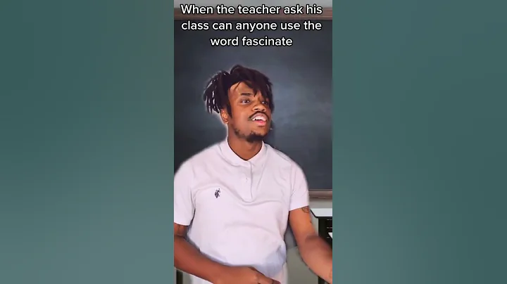 When the teacher ask his class can anyone use the word fascinate in a sentence