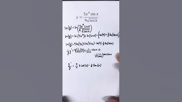 Derivative using Log Differentiation #math #maths #mathematics #calculus #stem #stemeducation