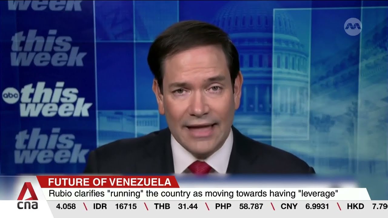 Rubio clarifies what US running Venezuela means; Trump threatens Venezuela's new Acting President