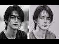 Draw a Handsome Boy with Charcoal Pencil || Realistic Portrait Drawing