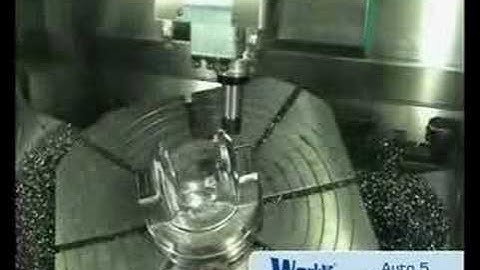 CNC Automatic CAD/CAM 5 axis finishing-machining