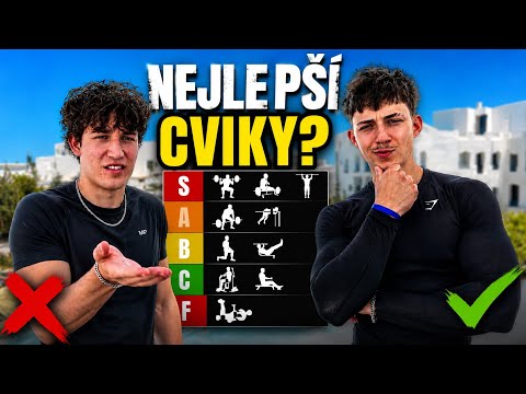Tvůj nejoblíbenější cvik možná stojí za nic | TIER LIST CVIKŮ 💪🏻🔥