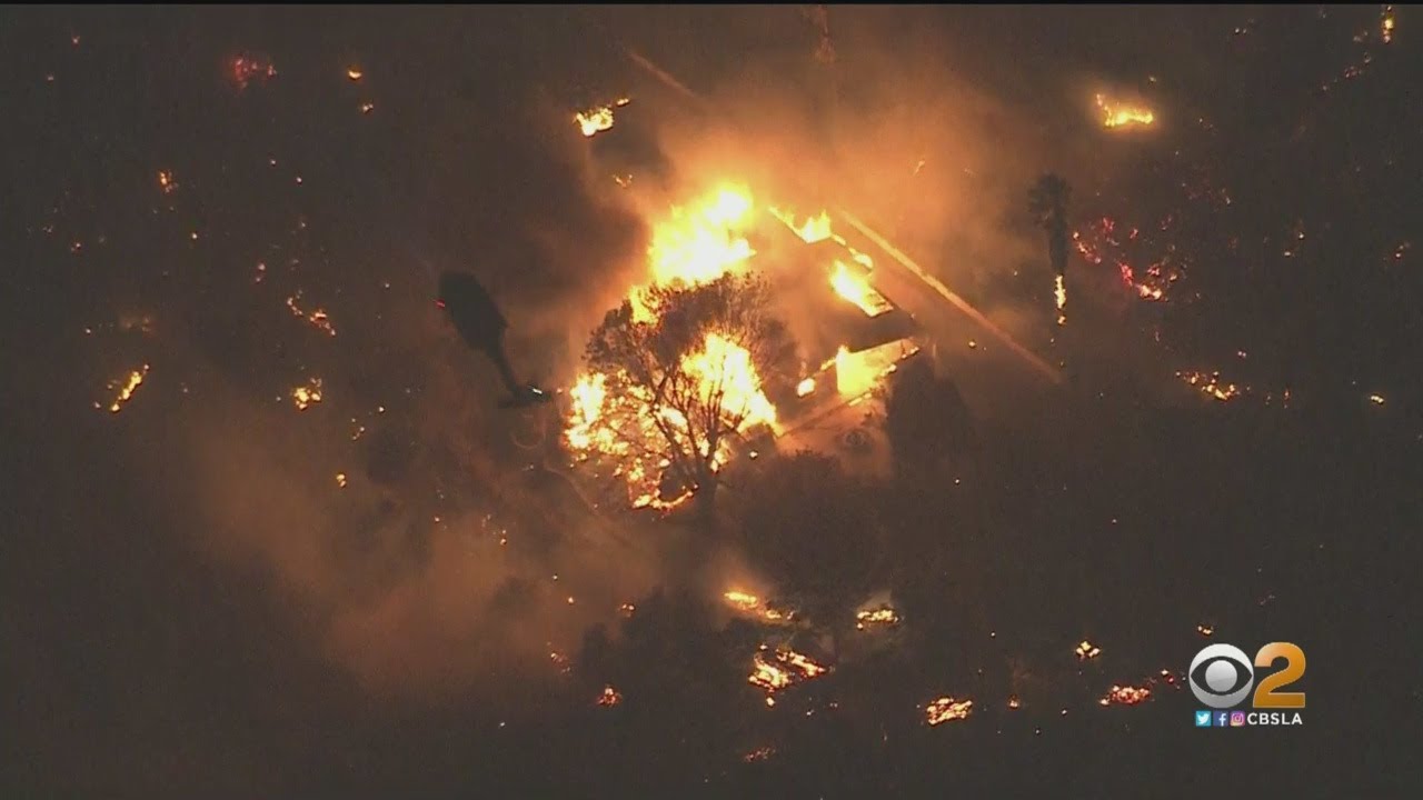 Structure Goes Up In Flames As Maria Fire Grows To 5,000 Acres