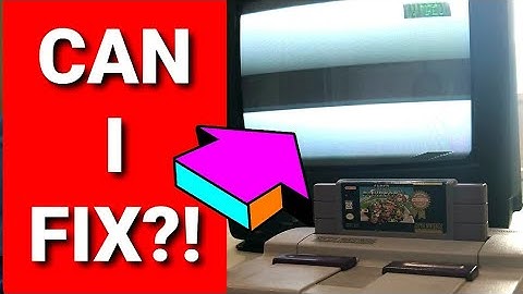 Can I FIX this SNES? Super Nintendo Troubleshooting