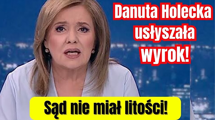 Dziennikarka Danuta Holecka usłyszała wyrok! Sąd nie miał litości!