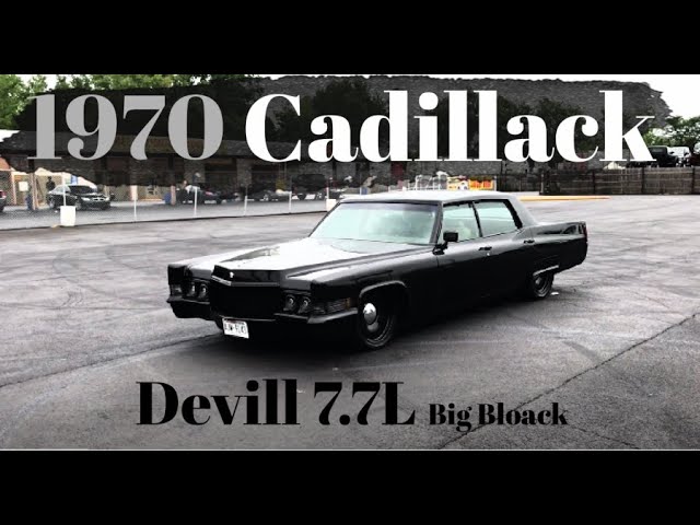 1970 Cadillac Fleetwood 7.7L 375 HP 427cu Big Block BLACK ON BLACK