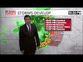 LATEST FORECAST | Flood watch issued through Monday, heavy rain and hail possible