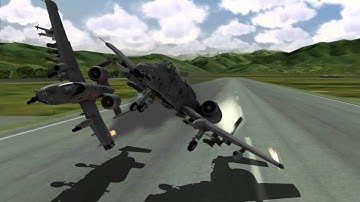 DCS A-10C Warthog BETA - Spectacular crash