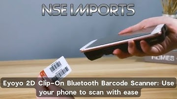 Eyoyo EY-017 2D Bluetooth Clip-On Barcode Scanner: Turn Your Phone Into a Powerful POS Tool